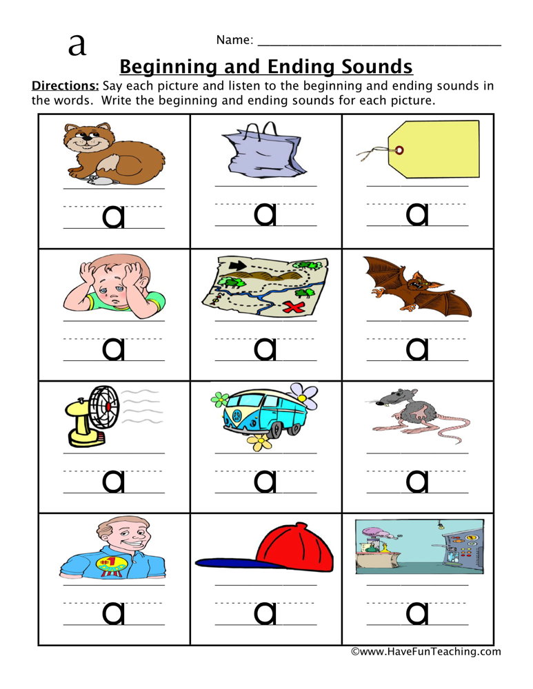 Short I Words Beginning And Ending Sounds Worksheet Have Fun Teaching