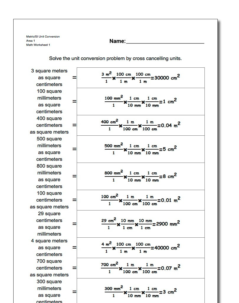 Si Unit Conversion Worksheet In 2023 Scientific Notation Worksheets