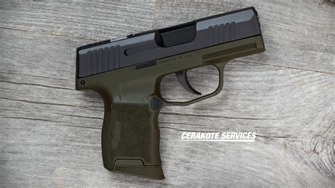 Sig P365 Sas Od Green Pistol Cerakote Services