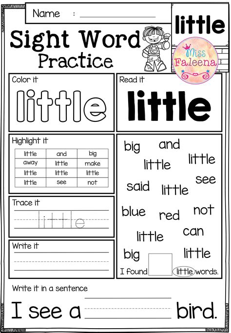 Mastering Sight Words with My Worksheet Made Easy