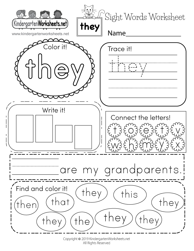 Free Sight Word Worksheets: Enhance Learning Instantly