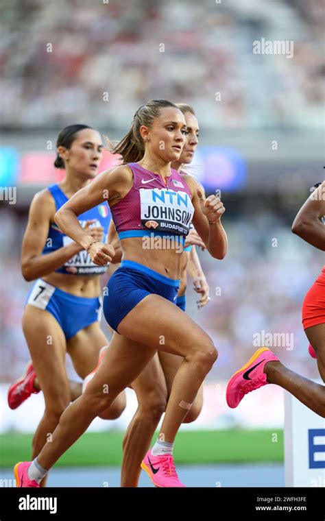 Sinclaire Johnson Participating In The 1500 Meters At The World Athletics Championships In