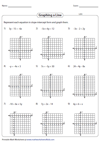 5 Fun Slope Worksheets for 8th Grade Math Practice