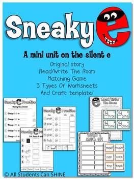 Sneaky E Silent E Bossy E Worksheets By Broken Crayon Tpt Worksheets Library