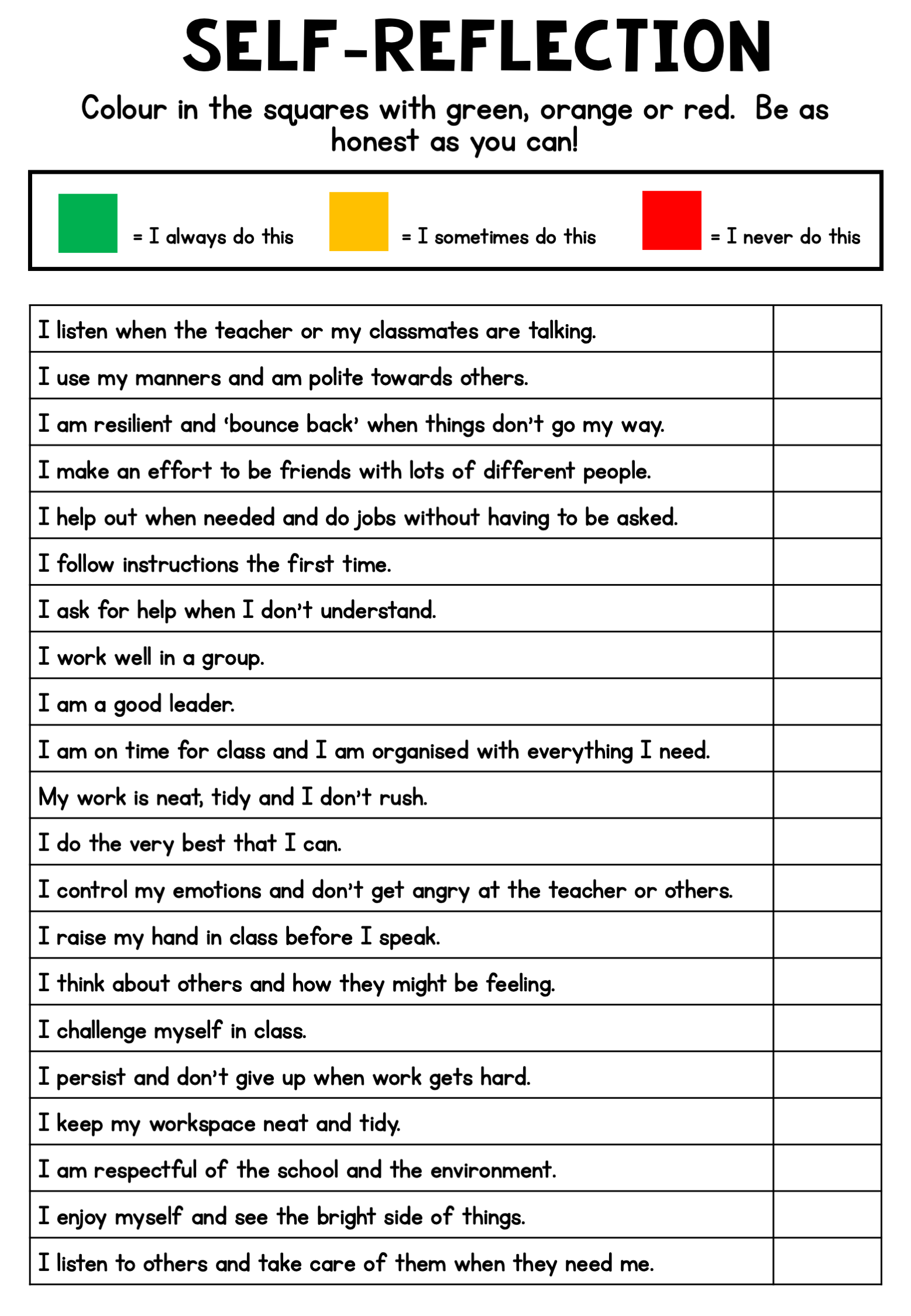 5 Fun Worksheets for Social Emotional Learning Activities