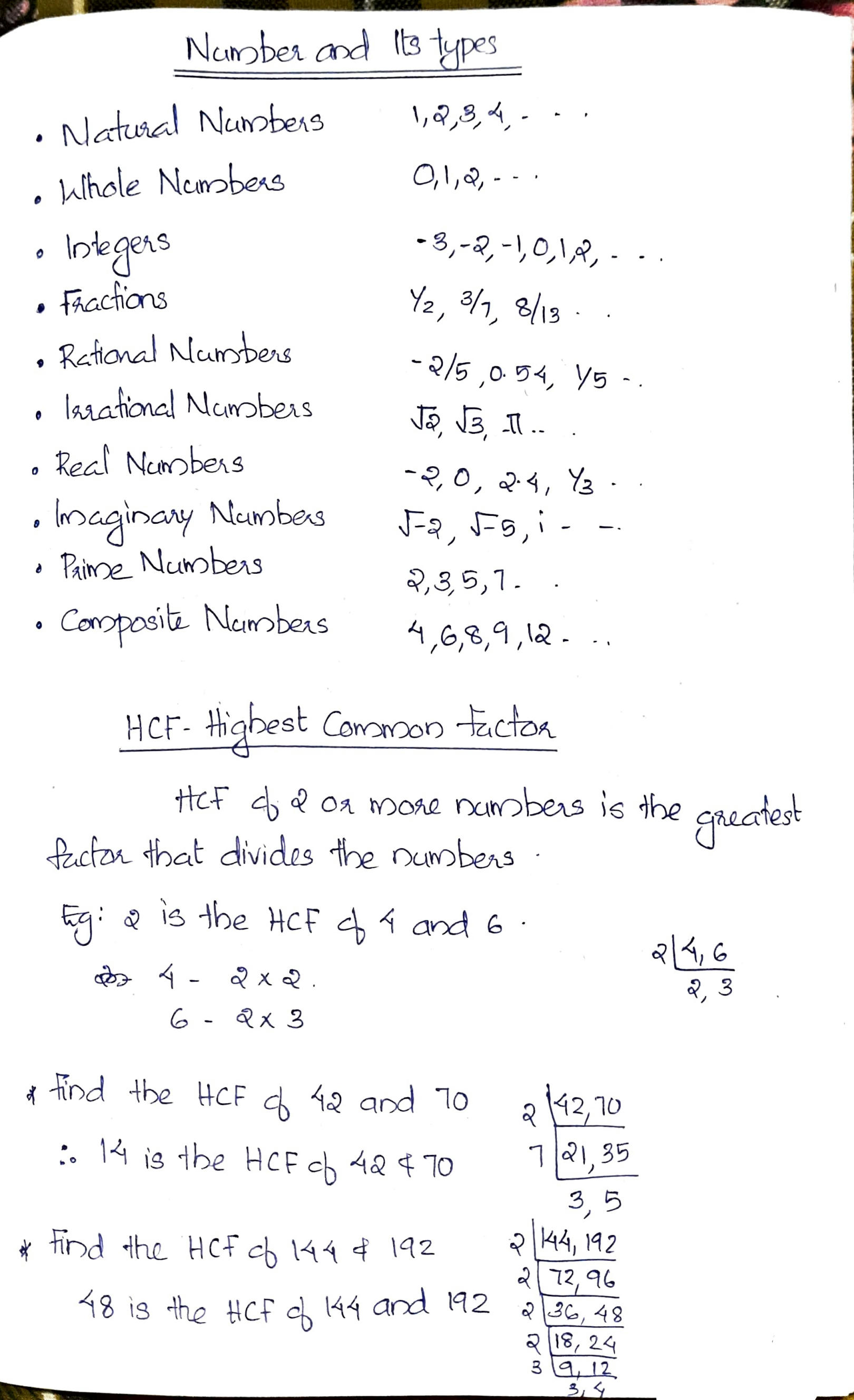 Solution Hcf And Lcm Worksheet Studypool