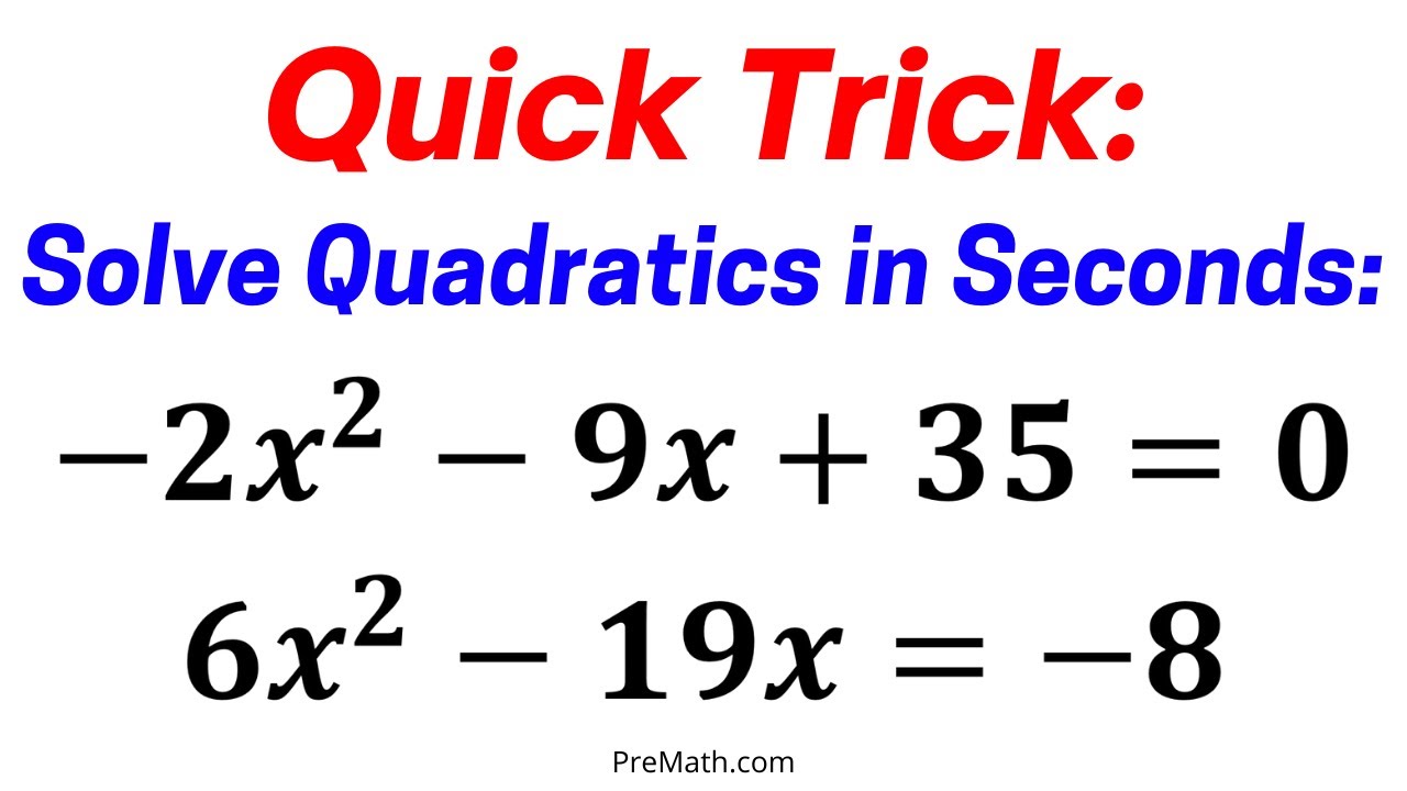 Solve Quadratic Equation With Step By Step Math Problem Solver