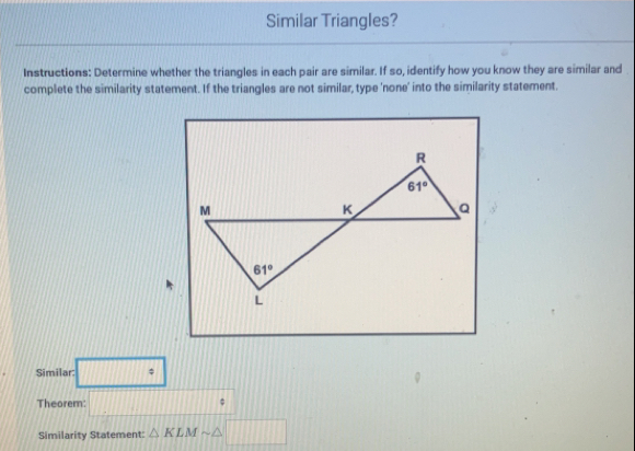 Solved Instructions Determine Whether The Triangles In Each Pair Are