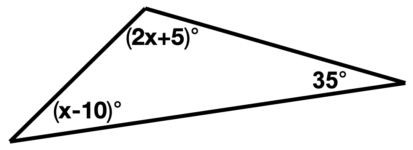 Solved The Sum Of The Measures Of The Angles Of A Triangle Is 180 Triangle Angle Sum Theorem