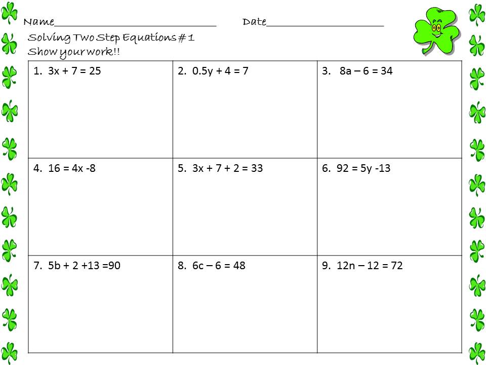 7 Ways to Solve 2 Step Equations Easily