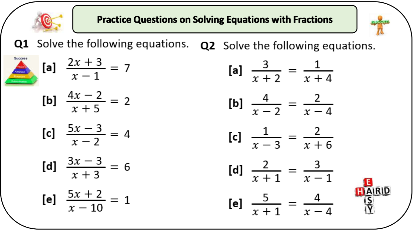 Solving Equations With Fractions