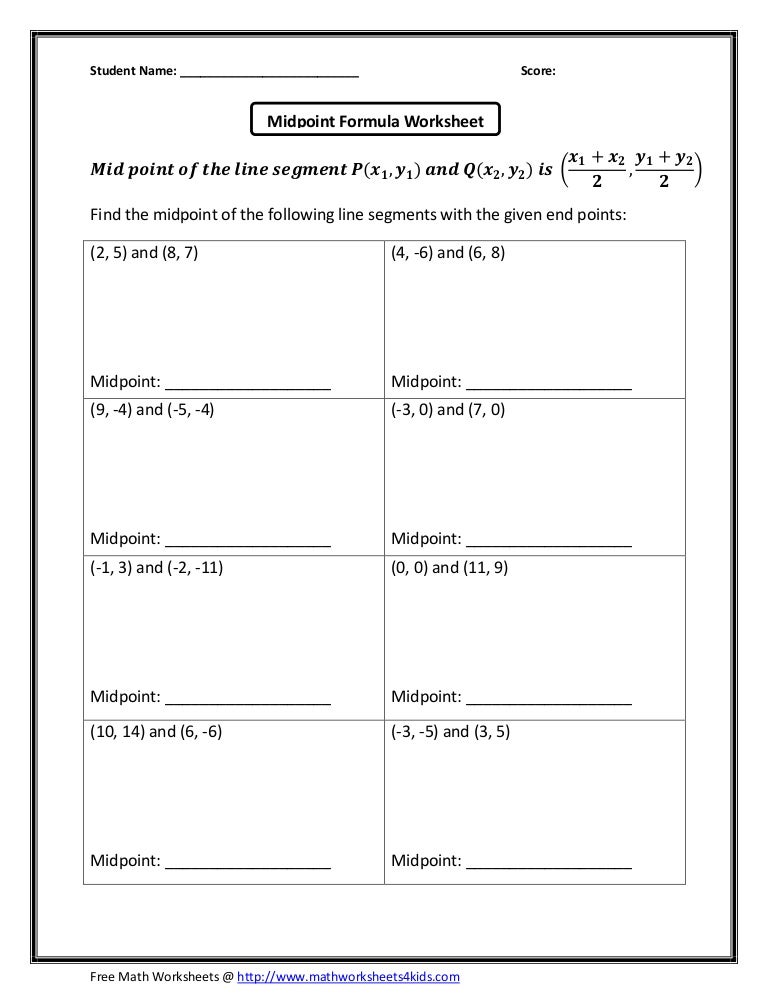 Solving The Mystery Midpoint And Distance Formula Zombie Worksheet