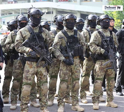 South Korea S Elite 707Th Special Mission Battalion Training With Local Swat And Combat Police