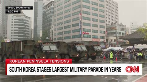 South Korea Showcases Missiles Drones And Tanks In Rare Military Parade Cnn