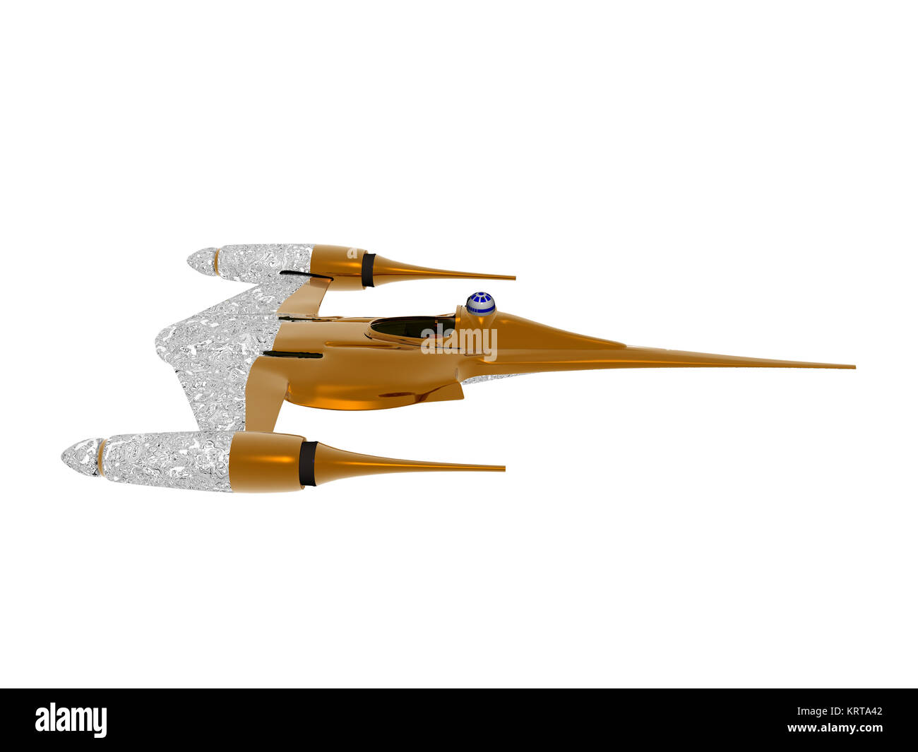 Space Glider In Space Stock Photo Alamy