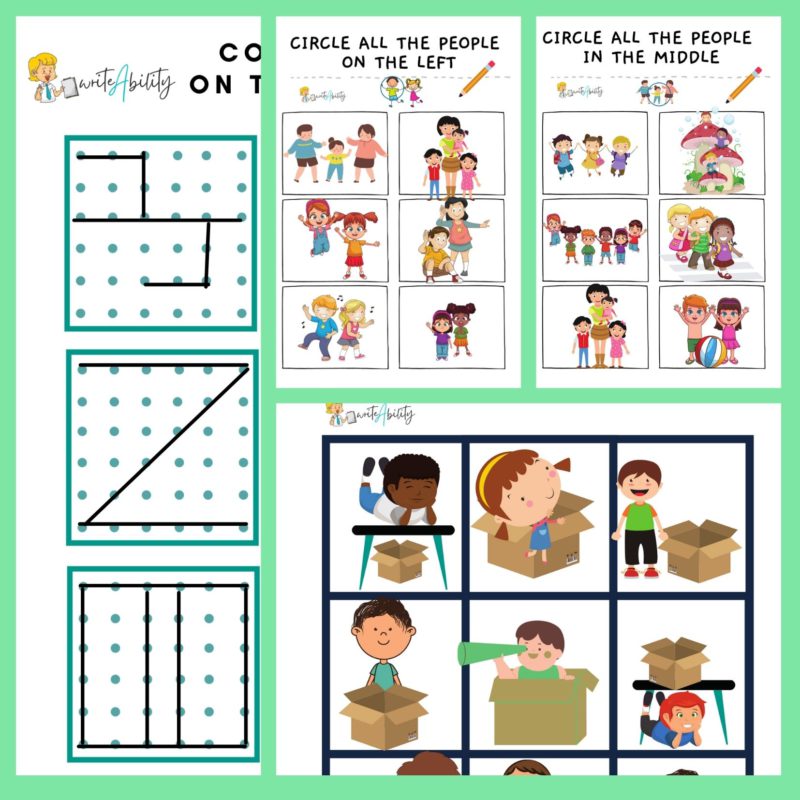 Spatial Awareness Spatial Perception Activities And Worksheets Teacha