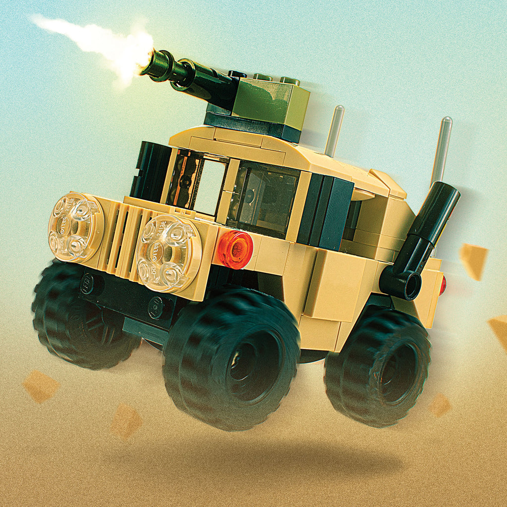 Special Forces Tactical Humvee Made With Real Lego Bricks