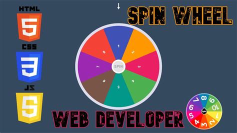 Spin Wheel Game Using Html And Javascript Source Code