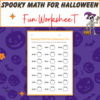 Spooky Math For Halloween Fun Worksheet By Olivia Digital Resources