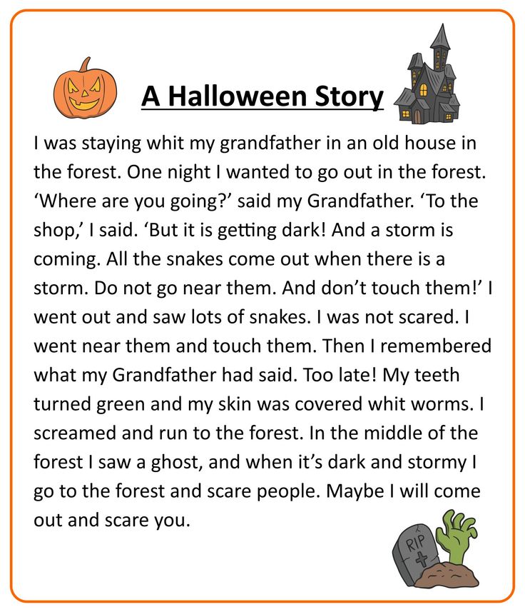 Spooky Story Writing Halloween Writing Activity Free Halloween