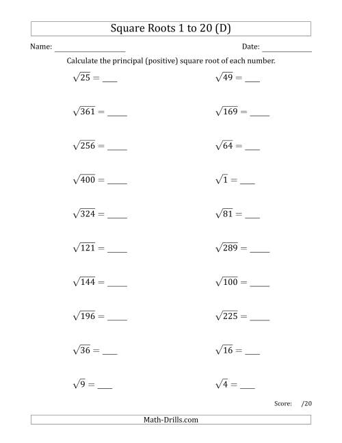 Square Roots Math Worksheets For Math Instruction Math Worksheets