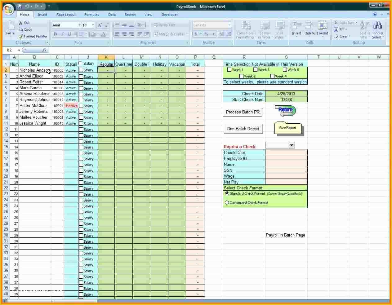 Startup Payroll Calculator Template In Excel Google Sheets Download Template Net