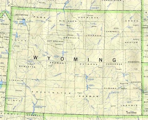 Statemaster Maps Of Wyoming 24 In Total