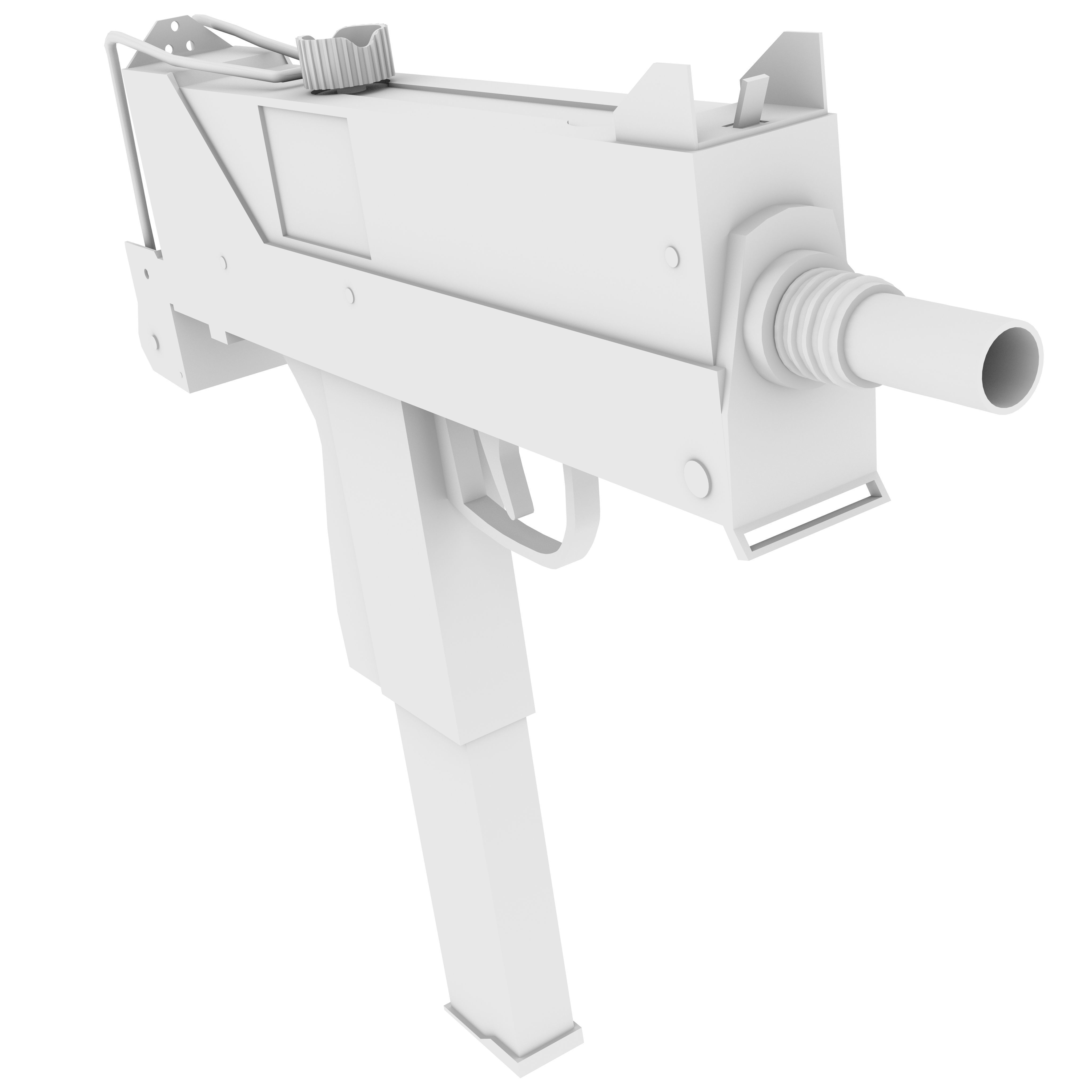 Stl File Mac 10 Submachine Gun 3D Printing Template To Download Cults