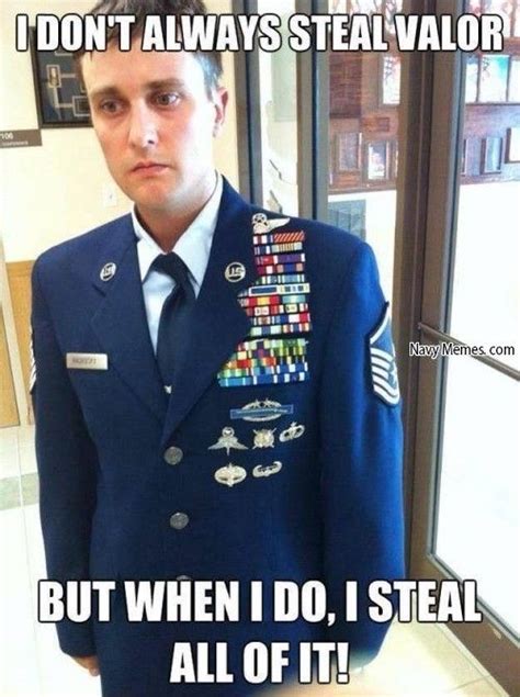 Stolen Valor Meme Stolen Valor Alert Just Saw This Douchebag In Front Of Detention Block