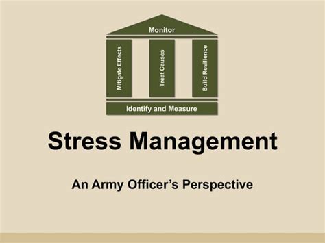 Stress Management An Army Officer S Perspective