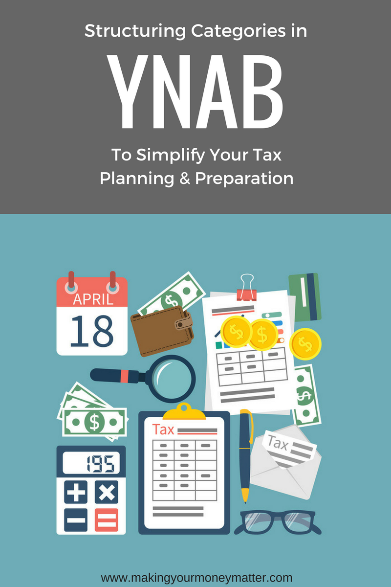 Structuring Categories In Ynab To Simplify Your Tax Planning