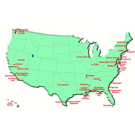 US Submarine Bases Locations and Importance