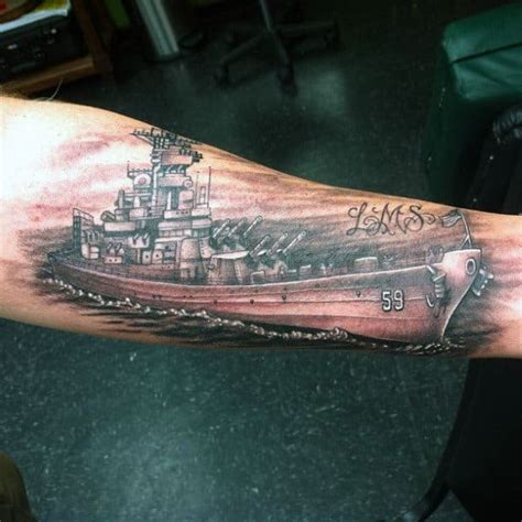 Submarine Tattoo Ideas Tattoos Navy Ship Forearm Usn States United Man Ink Worthy Saluted