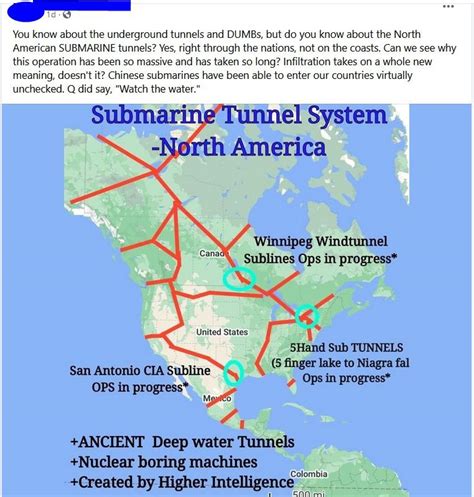 Submarine Tunnels North America