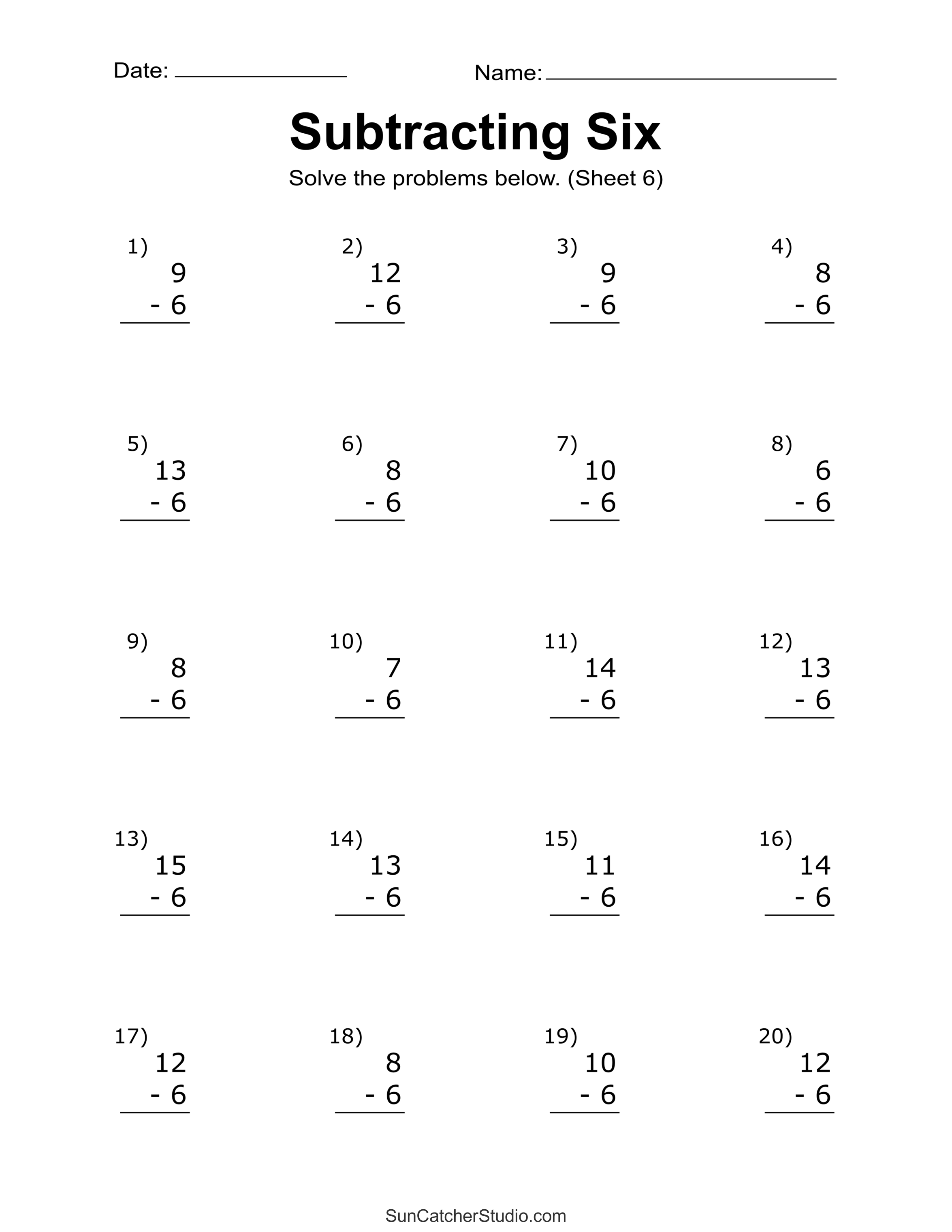 Subtraction Problems Worksheet Using Pictures Academy Worksheets Worksheets Library