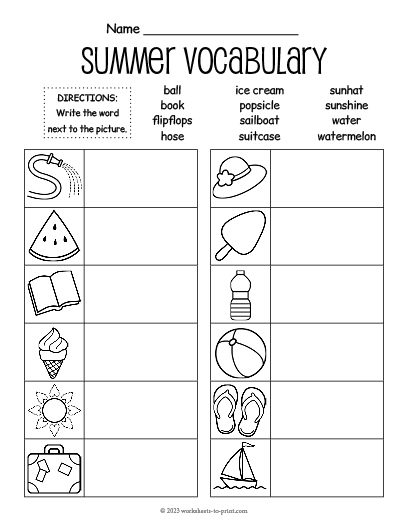 Summer Phonics Worksheet Free Printable Digital Amp Pdf