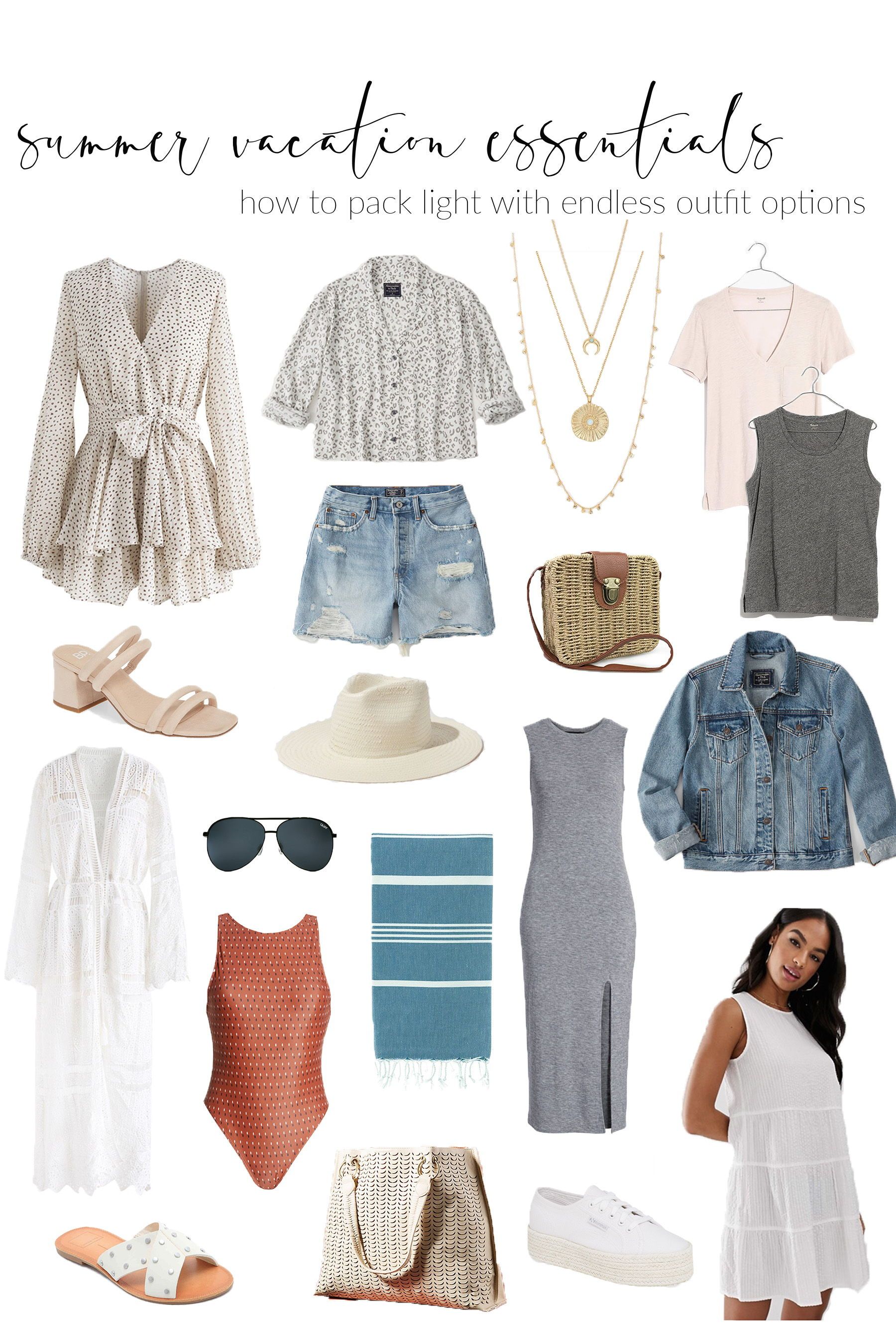 Summer Vacation Essentials How To Pack Light Without Sacrificing Style