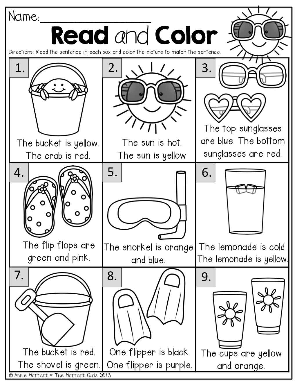 Summer Worksheet For 2Nd Grade