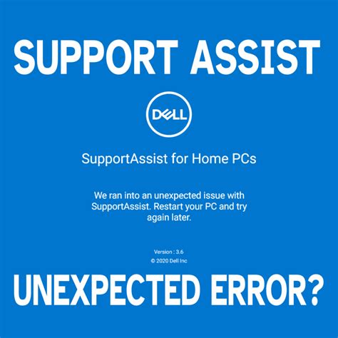 Support Assist Unexpected Error Fix Tremblzer Blogs Tremblzer World