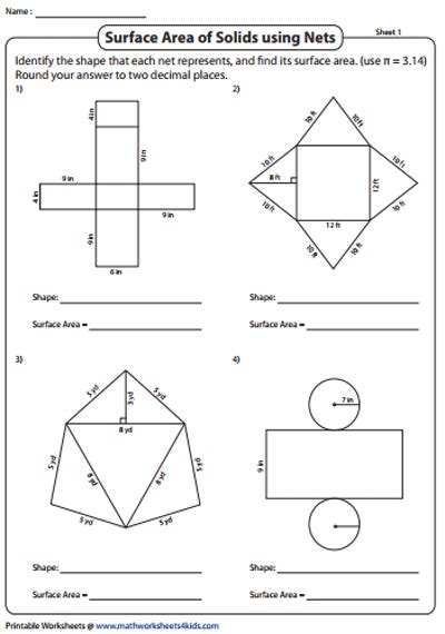 6 Ways to Calculate Surface Area of Nets Easily