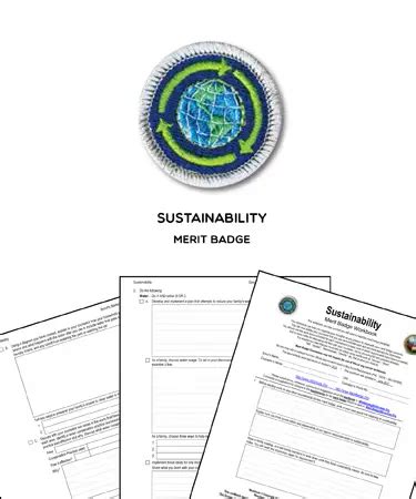 Sustainability Merit Badge Worksheet Pdf