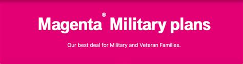 T Mobile Military Discount Plans