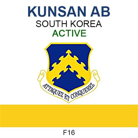 Tail Flash Plaques Kunsan Air Base