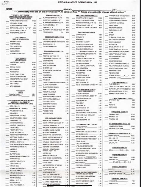 Tallahassee Commissary List R Dan Markel Murder