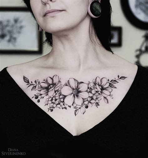 5 Female Chest Tattoo Ideas