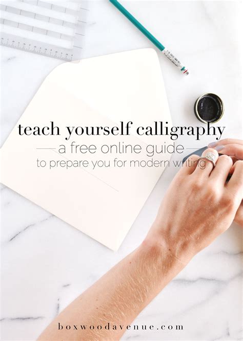 Teach Yourself Calligraphy Online Free