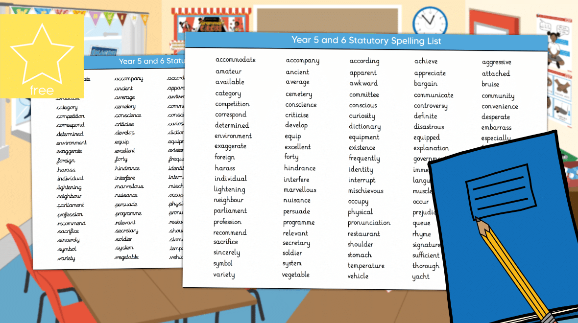 Teacher S Pet Lks2 Statutory Spelling List