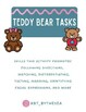 Teddy Bear Printable Matching Tasks Pre K Kindergarten Early Learners