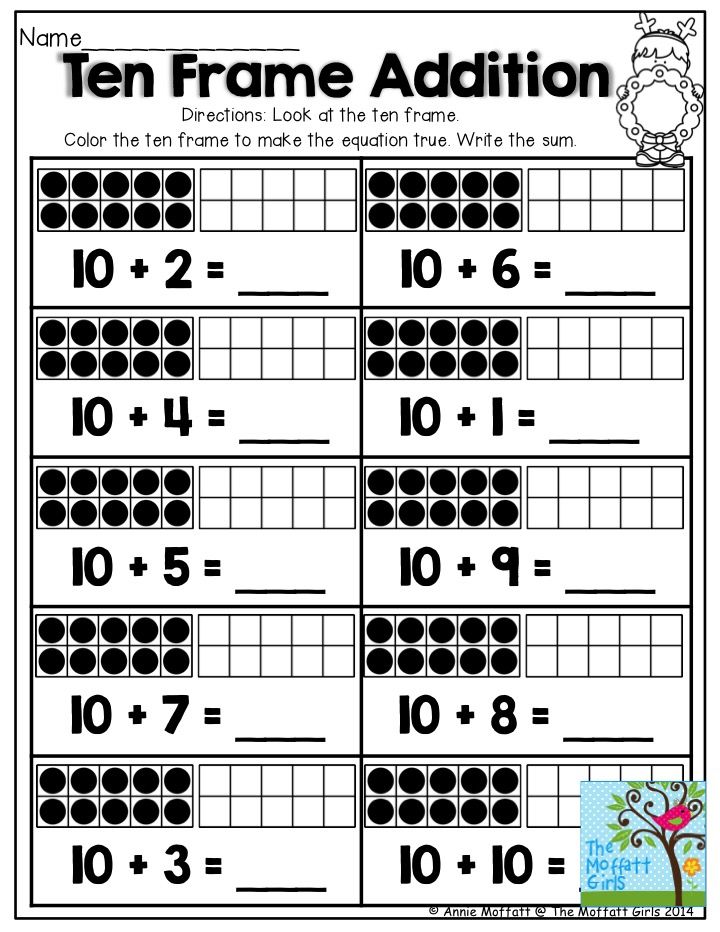 Ten Frame Activities For Kindergarten Addition Subtraction