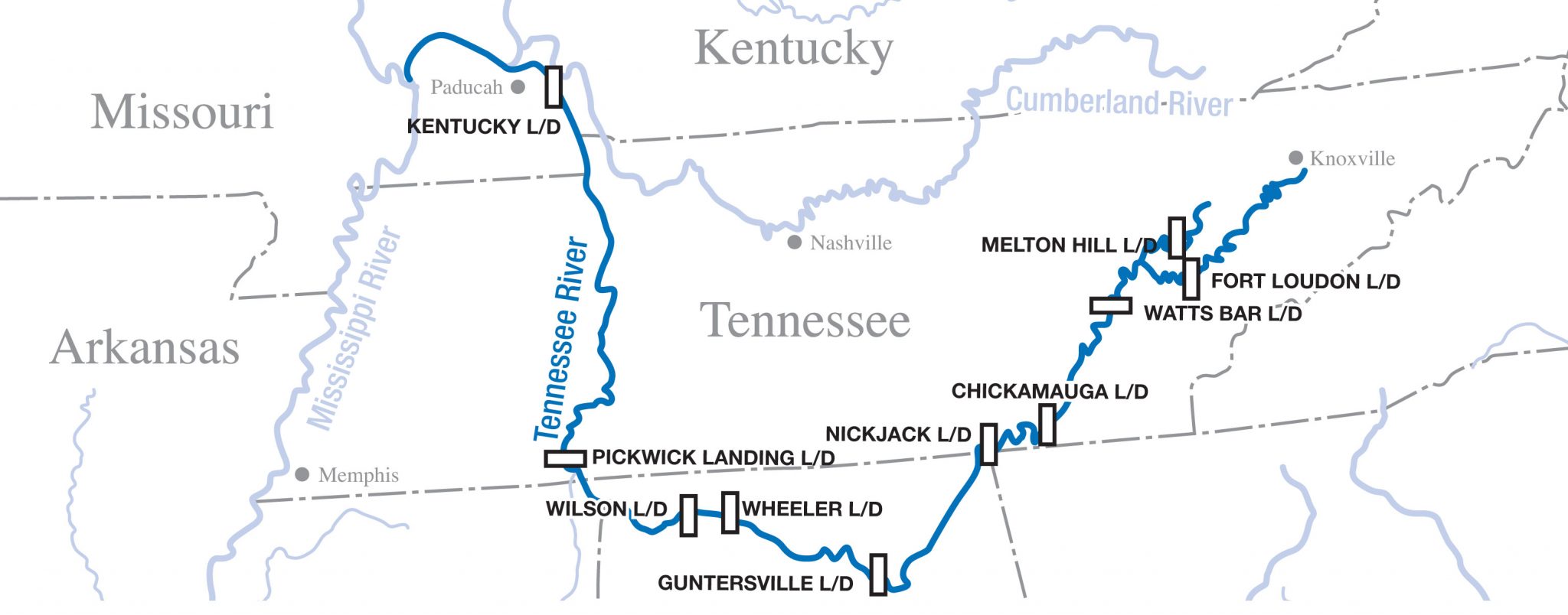 Tennessee River Navigation Notes Quimby S Cruising Guide